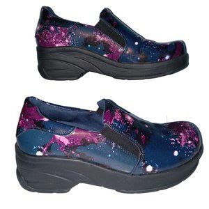 Easy Works by Easy Street Anti-Fatigue Clog Purple Celestial size 6½W EUC